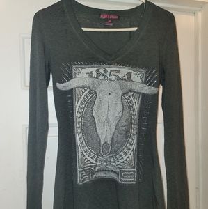 Rock&roll cowgirl  Size medium long sleeve shirt